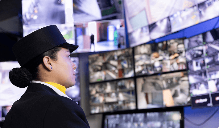 imagen seguridad con pantallas